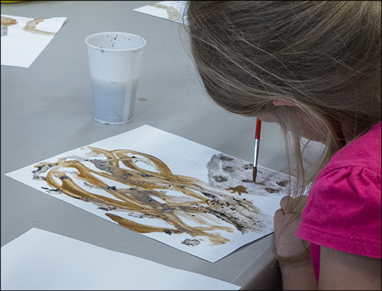 Nature Programs for Children: Mud Painting