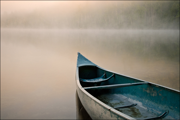 John DiGiacomo:  Canoe In Mist